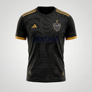 Camisa Atlético Mineiro 2025/26 Preta Dourada - Frente