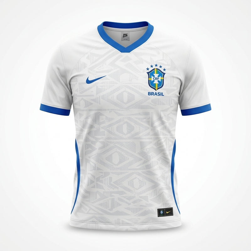 Camiseta Babylook Brasil 2026 - Branca