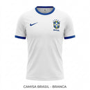 Camisa Brasil Juvenil 2026 Branca