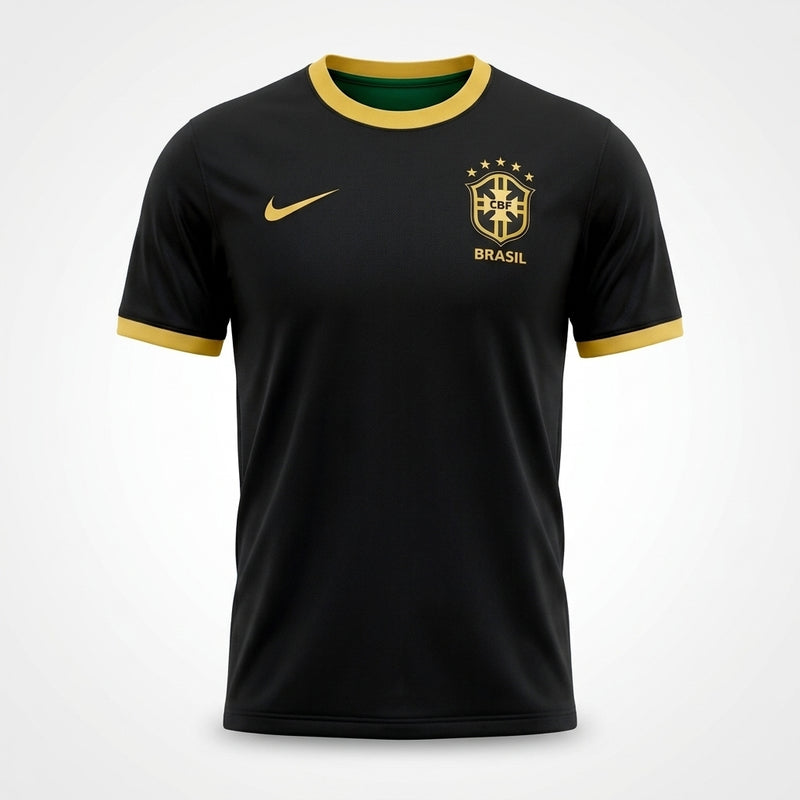 Camisa Brasil Juvenil 2026 Preta
