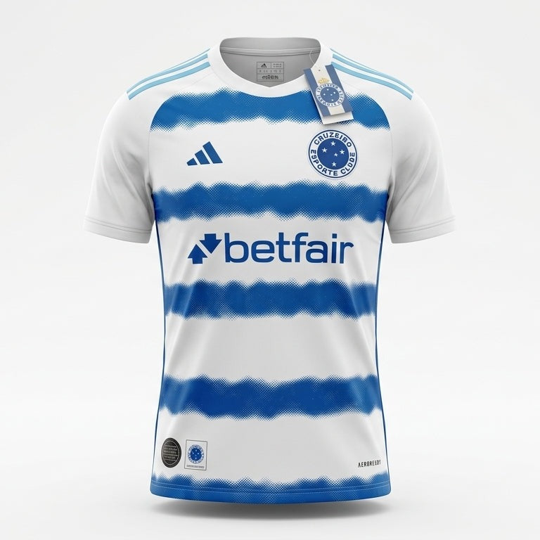 Camiseta Babylook Cruzeiro 2025/26 Branca