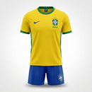 Conjunto Infantil Brasil 2026 - Amarela II