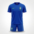 Conjunto Infantil Brasil 2026 - Azul
