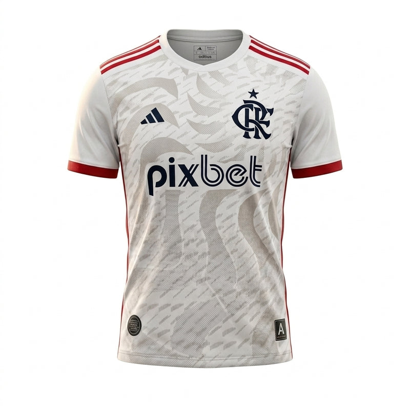 Camisa Flamengo 2025/26 Branca - Frente